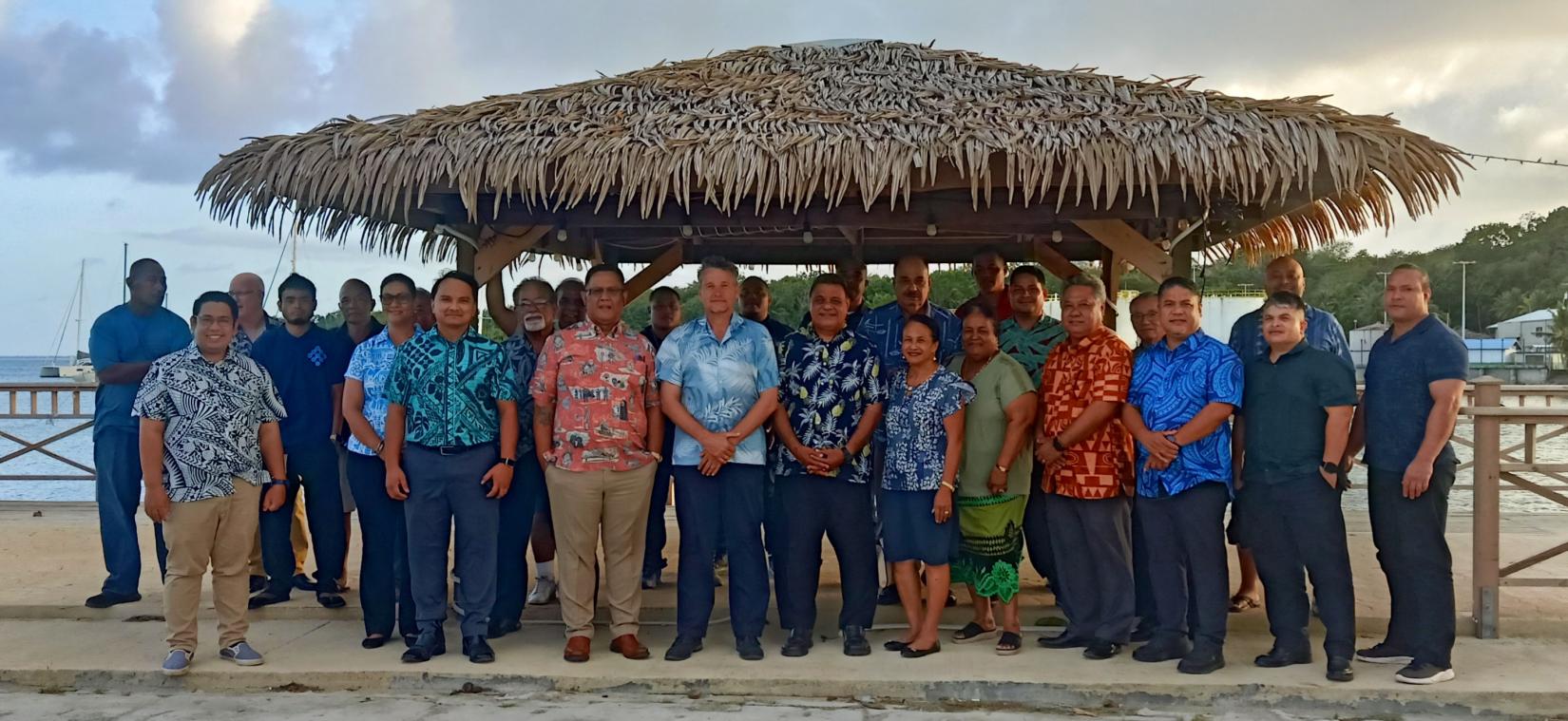 Group photo of UN in Micronesia