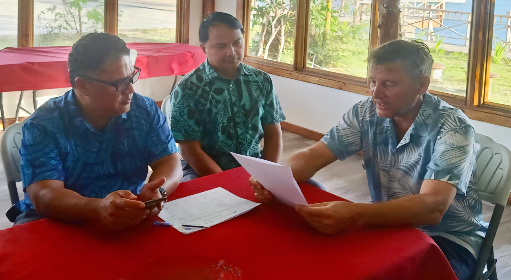 Group photo of UN in Micronesia